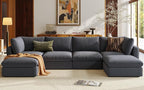 LINSY HOME Oversized Modular Sectional Sofa, 4 Seat Sofa Couches by LINSYHOME