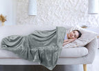 Utopia Bedding Soft Fleece Bed Blanket Queen Size Ash Grey | Microfiber Plush - Image 8