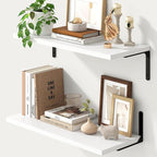 Fun Memories Deep Floating Shelves, 24W x 8D Floating Shelves Set of 2 by FunMemories