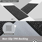 BEQHAUSE Dirt Trapper Door Mat 20" x 32", Non-Slip Washable Doormats, Low - Image 6