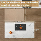 3x5 ft Area Rug Entryway Runner Kitchen Rugs Non Slip Washable Brown | Boho - Image 2