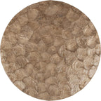 East at Main Capiz Shell Side Table – Tea Brown Accent Table, Small Decorative - Image 5