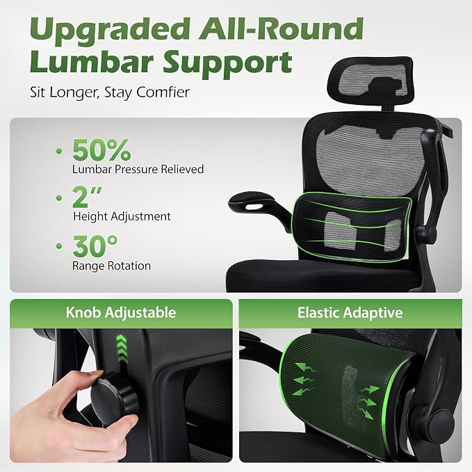 AreShark Office Chair Ergonomic Desk Chairs - Image 4
