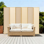 6 Panel Room Divider and Extra Wide Folding Privacy Screen, 94.5" W x 67" H - Image 10