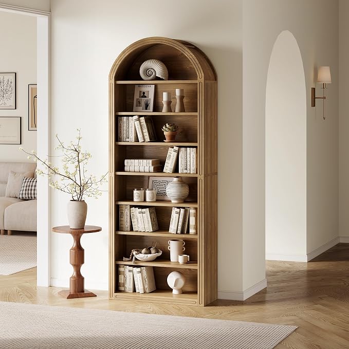 LITTLE TREE 8-Tier Bookcase, 78.7" Tall Bookshelf - Image 2