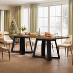 Tribesigns 47-Inch Dining Table Set of 2, Farmhouse Kitchen Table - Image 4