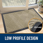 OLANLY Front Door Mat Outside Entrance 47x23, Waterproof Heavy-Duty Doormat | - Image 5