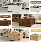 Joaxswe Farmhouse Coffee Table - Image 7