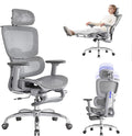 Office Chair with Footrest, Ergonomic Chair with 3D Headrest, Computer Chair by LarkLeavesOfficial