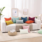 decorUhome Summer Couch Euro Sham Throw Pillow Covers 24x24 Set of 2, - Image 9