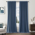 100% Blackout Curtains 84 Inch Length 2 Panels Set by Guken