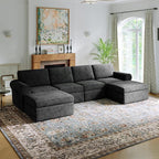 Novilla 138" Modular Sectional Sofa, Modular Sectional Couches by Novilla
