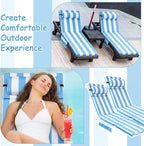 Wenqik 2 Pcs Outdoor Chaise Lounge Cushion - Image 3