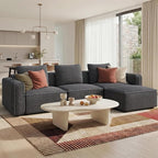 Welzona 103" Modular Sectional Sofa, Minimalist Comfy Cloud Couch Sectional - Image 3