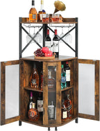 JKsmart Corner Bar Cabinet - Image 5