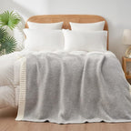 Snuggle Sac Heather Grey Throw XL Blanket - Image 6