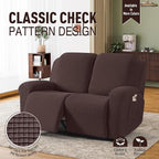 TAOCOCO Recliner Loveseat Slipcover, 6 Pieces Dual Recliner Sofa Covers - Image 2