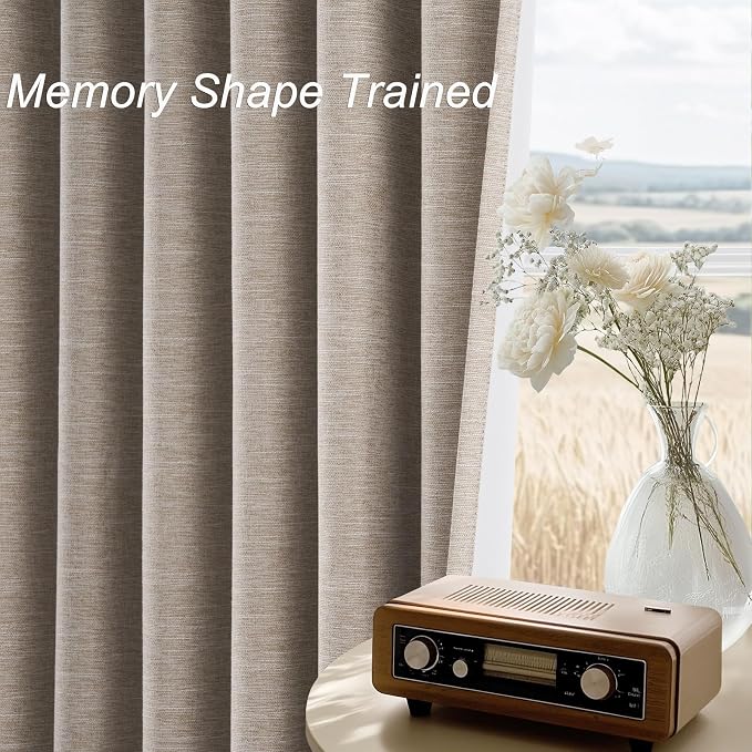 Topfinel 54 Inches Long Short Small Window Blackout Curtains Boho Farmhouse - Image 3
