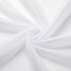 Sheer White Valances for Windows 18 Inch Length 2 Pcs, Cafe Kitchen Curtains - Image 7