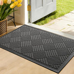 Front Door Mat, Heavy Duty Waterproof Doormat 29.5"x17", Stain Fade Resistant by WELDUN%E2%80%94IdealChoiceforHome