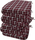 AAAAAcessories D-Shaped Chair Cushions, Machine-Washable Cover by AAAAAcessories