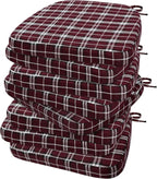 AAAAAcessories D-Shaped Chair Cushions, Machine-Washable Cover by AAAAAcessories