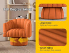 Dewhut Swivel Accent Chair, 360° Swivel Barrel Chair - Image 7