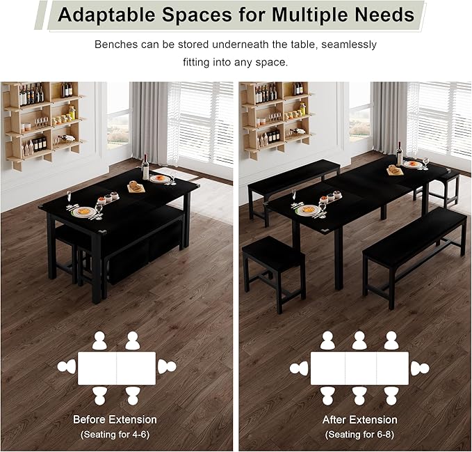 Feonase 5-Piece Dining Table Set - Image 4