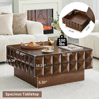 31.89" Square Coffee Table - Image 3