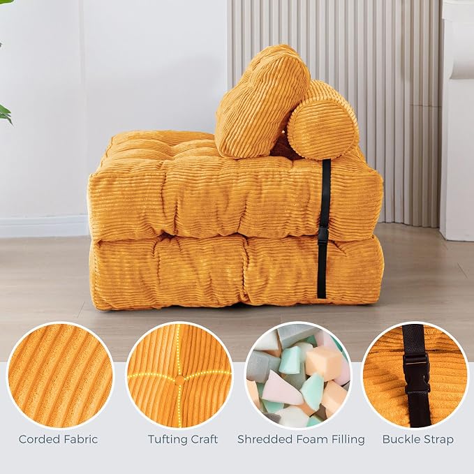 MAXYOYO Folding Sofa Bed, Convertible Sleeper Chair - Image 7