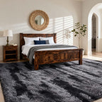 8x10 Ft Extra Large Shag Rugs for Living Room, Tie Dyed Ultra Soft Fluffy Furry - Image 3