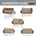 Easy-Going Oversized Recliner Sofa Cover, Reversible Couch Cover - Image 7
