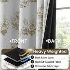 SimpleHome 100% Blackout Curtains - Image 5