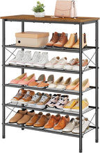 Tajsoon 6 Tier Free Standing Shoe Rack by Tajsoon