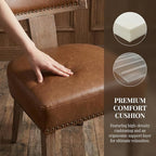 VESCASA Faux PU Leather Upholstered Dining Chairs - Image 3