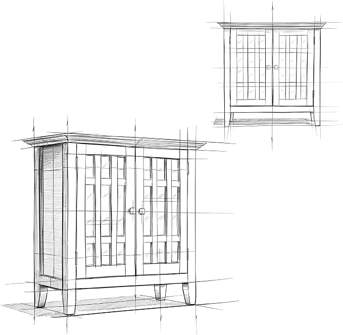 SIMPLIHOME Bedford Storage Cabinet - Image 14
