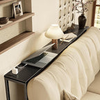 SUPERJARE Console Table with Outlet, 63 Inch Sofa Table with Charging Station - Image 4
