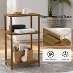 Bamboo End Table, Side Table for Small Space - Image 6