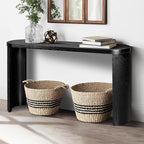 60'' Console Table Sofa Table Thick Top Entryway Table, Hallway Table - Image 5