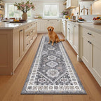 HEBE Boho Kitchen Mats for Floor 24''x120'', Non Slip Washable Runner Rug | - Image 9