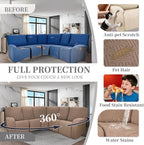 100% Waterproof Sectional Recliner Couch Covers - Image 6