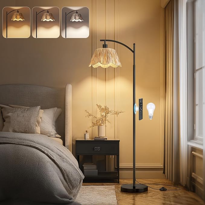 Oneach Arc Floor Lamp for Living Room by Oneach