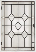 Kate and Laurel Megara Decorative Wooden Wall Hanging Curio Cabinet - Image 5