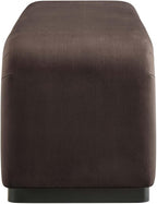 Modway EEI-6734-BLK-CHB Koda Performance Velvet Waterfall Long Bench - Image 4