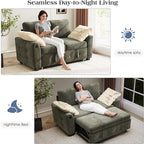 Ihanherry 59-inch Convertible Sofa Bed, Pull Out Sleeper - Image 3