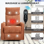Trustyue Swivel Rocker Recliner Chair, 360° Swivel Recliner - Image 5