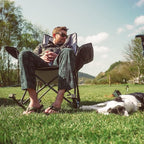 SUNNYFEEL Oversized Rocking Camping Chair, Fully Padded Patio Chair - Image 4