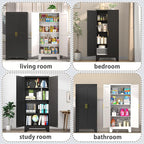 GAIOUS 61.02" Kitchen Pantry Cabinet, Pantry Storage Cabinet - Image 6