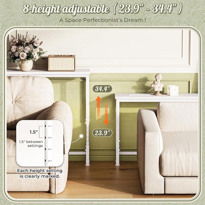 Huuger 102.4 Inch Sofa Table - Image 4