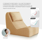 Giant Bean Bag Chair for Adults, Corduroy Chaise Lounge - Image 3